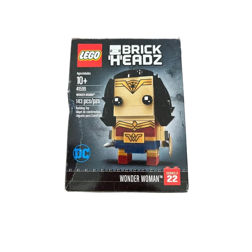 LEGO BrickHeadz Wonder Woman 41599 DC Comics OS Multi New Retired Set 143pc